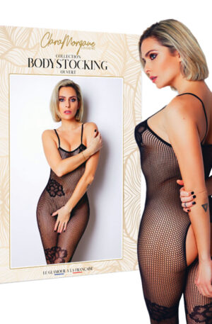 Bodystocking damskie, podniecające z otwartym krokiem  CM-92617
