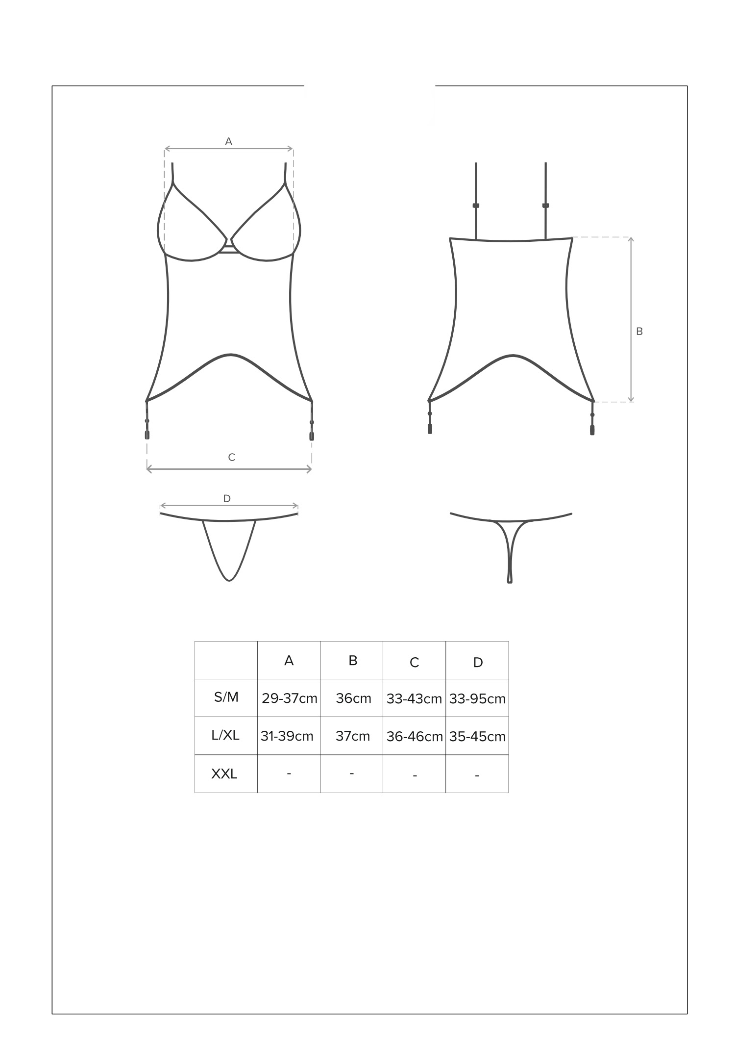 Contica gorset + string L/XL - obrazek 7