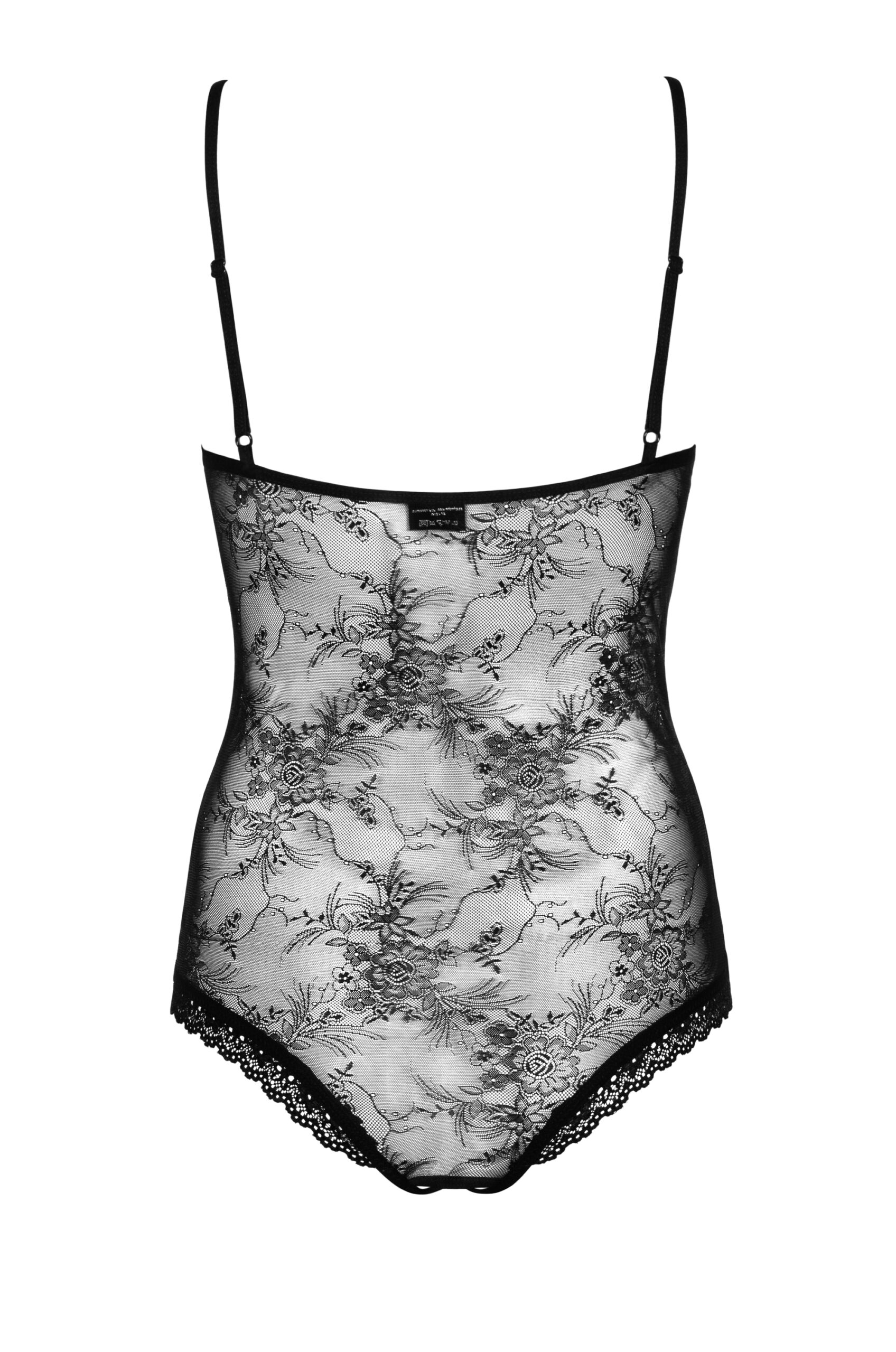 Body koronkowe, otwarty krok. Seksowne. Slevika body XXL - obrazek 4
