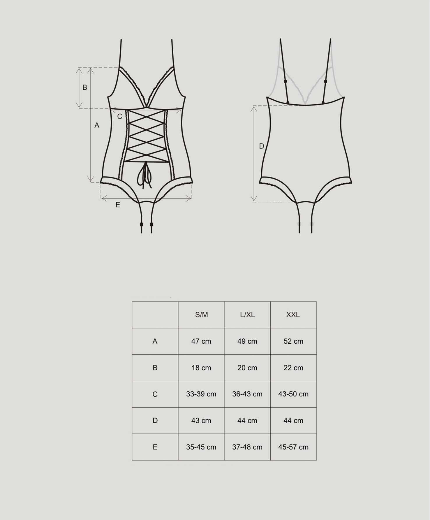 Body koronkowe, otwarty krok. Seksowne. Slevika body XXL - obrazek 9